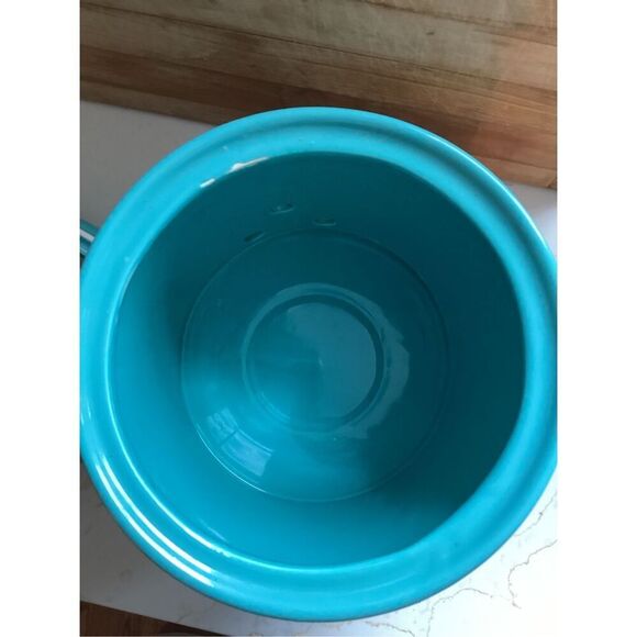 Pioneer Woman Breezy Blossoms Stoneware Potato Keeper 9.5” - Picture 5 of 9